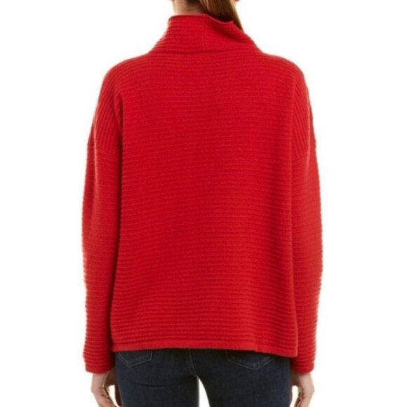 French Connection Lena High Neck Jumper Riot Red - Picture 3 of 9